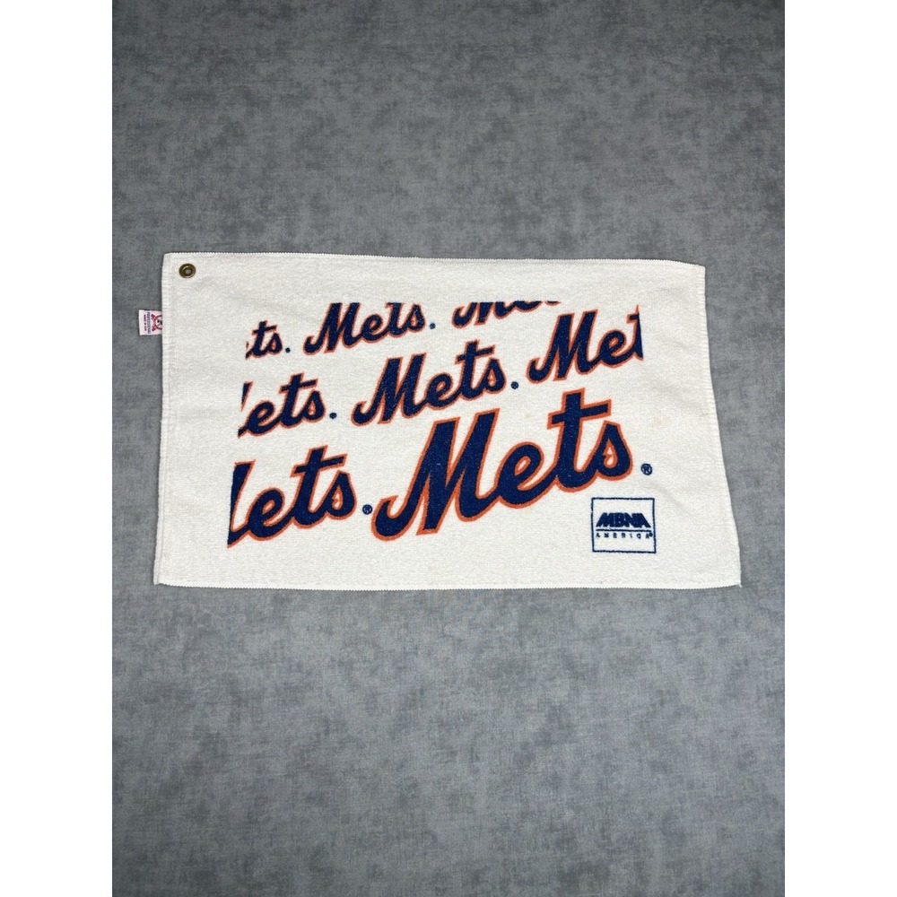 Vintage New York Mets MLB Hand Golf Towel Made USA Grommet 22x14